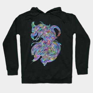 Swan and fishes Hoodie